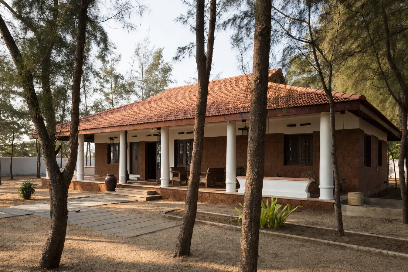 Weekend villa, Muttukadu, ECR — design impression